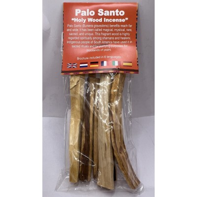 Σετ από 4 ξυλάκια Palo Santo για καθαρισμό